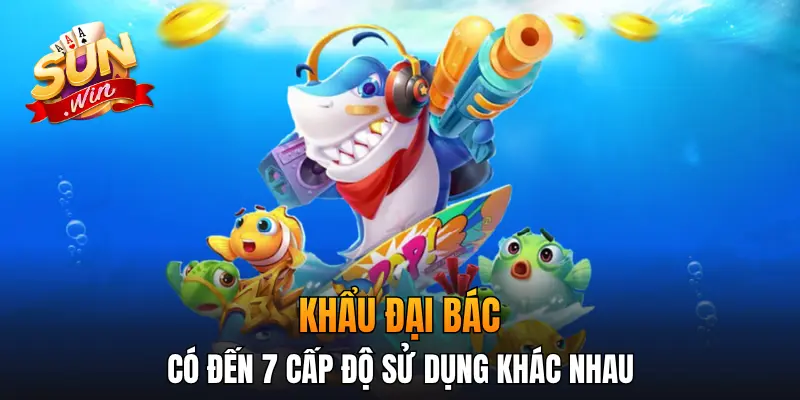Khẩu đại bác có đến 7 cấp độ sử dụng khác nhau 